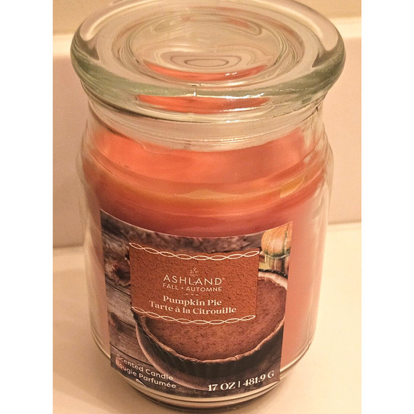 Ashland Pumpkin Pie Scented Candle 17oz | Single Wick | Fall & Holiday Decor - Picture 1 of 6